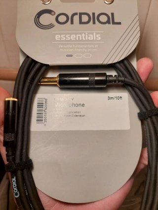 Extensão de Fone de Ouvido Cordial 3m