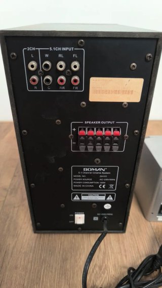 Boman Subwoofer Amplificado y 2 Altavoces