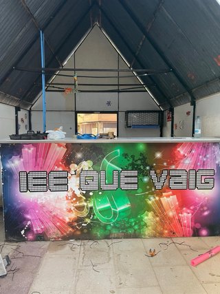 Caseta para fiestas y eventos