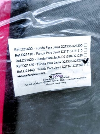 Funda para jaula de perro