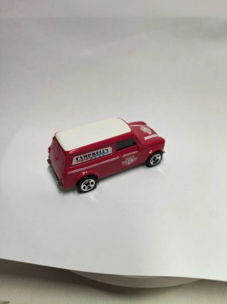 Hot Wheels Austin Mini Van 2014 Rojo