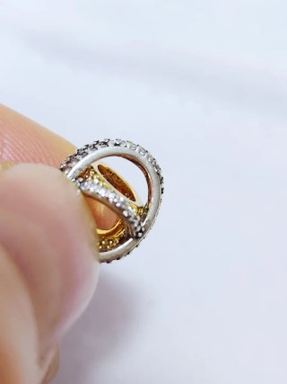 Charm Colgante Estrella Cruzada Brillante  Pandora