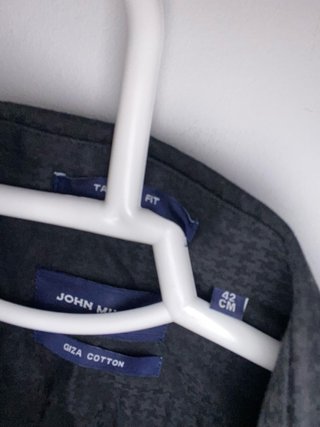Camisa JOHN MILLER manga larga negra