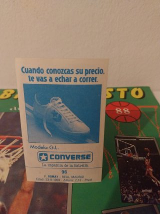 Cromos Baloncesto ACB 1988-89