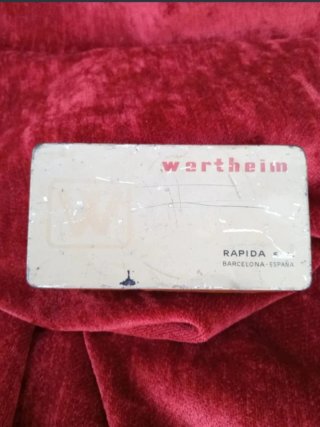 Caja Accesorios Máquina Coser Wartheim