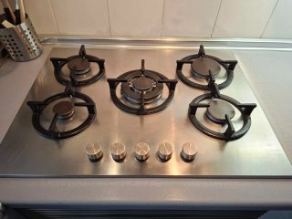 Placa cucina a gas Bosch butano 5 fuochi