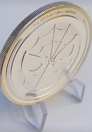 Niue 2 Dólares Spiderman Máscara 2023 Plata