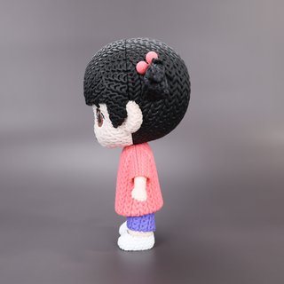 Figuras crochet Monstruos S.A. (Mike, Boo, Sulley)
