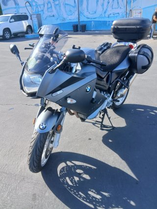 BMW F800GT Touring Moto Gris