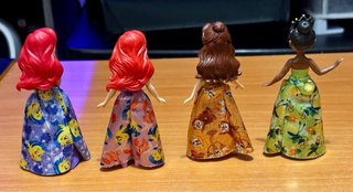 Lote 4 Mini Princesas Disney - Mattel - IMPECABLES