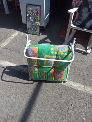 Tumbona plegable multicolor