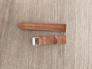 Correa Seiko de piel marrón