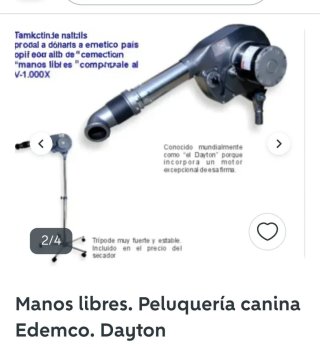 Secador profesional  para mascotas como nuevo