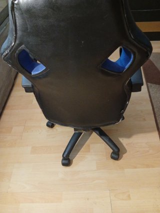 Silla Gamer Negra y Azul