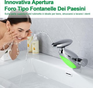 Grifo baño LED extraíble 4 modos NUEVO