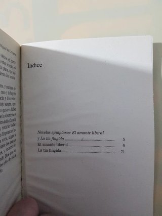 Libro El amante liberal/La tía fingida
