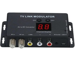 Modulador TV AV a RF + Extensor IR