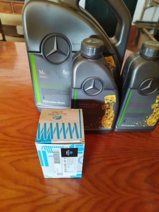 Aceite Mercedes-Benz y Filtro