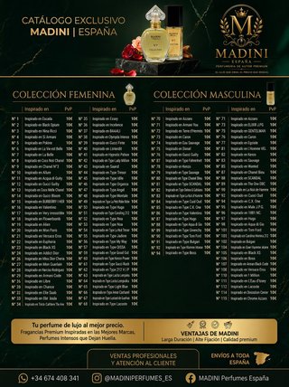 3 Perfumes Madini por 25€ – Fragancias Premium