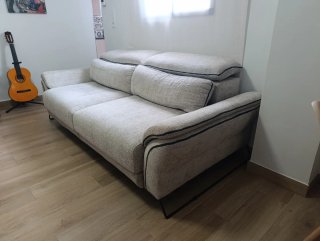 Sofá de diseño beige
