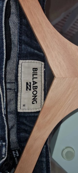 Vaquero corto chico Billabong azul talla 14 años