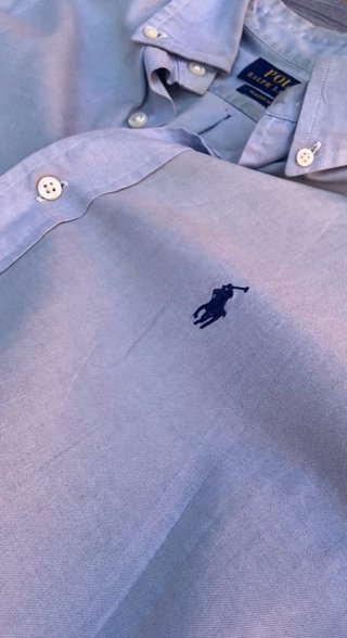 Camisa Polo Ralph Lauren Azul Talla S