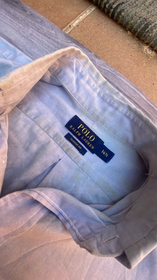 Camisa Polo Ralph Lauren Azul Talla S