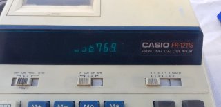 Calculadora Impresora Casio FR-1211S