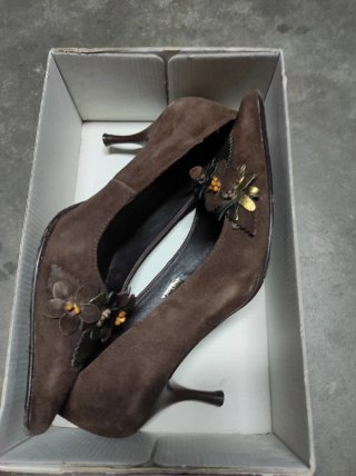Zapatos de piel marrones talla 39