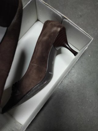 Zapatos de piel marrones talla 39