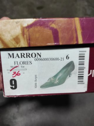 Zapatos de piel marrones talla 39