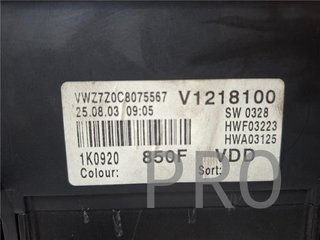 Cuadro Instrumentos Volkswagen Golf V (1K1)(10.2003->2008)