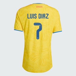 Camiseta Colombia Luis Diaz 7 Mundial