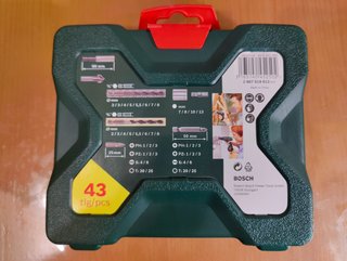 Maletín Bosch X43 Puntas y Brocas