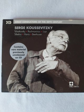 CD Serge Koussevitzky Great Conductors 2CD
