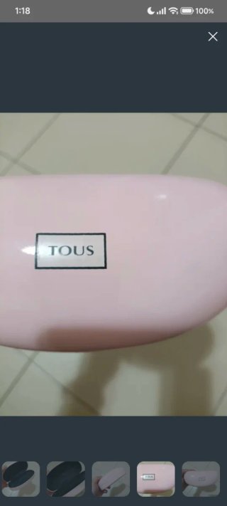 Funda para gafas Tous rosa
