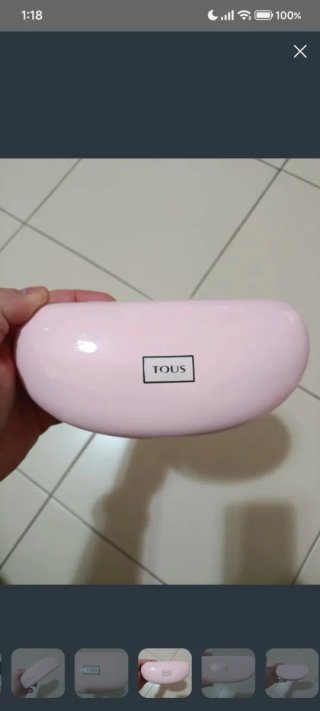 Funda para gafas Tous rosa