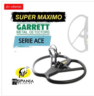Garrett 300 AC con plato original+plato Súper Hisp