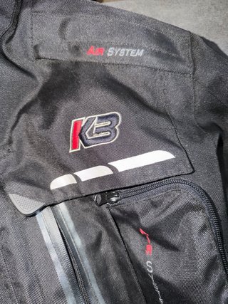 Chaqueta Moto KB Negra y Roja