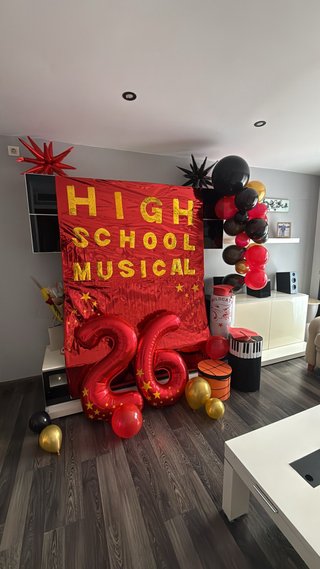 Decoración cumpleaños High School Musical