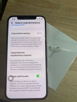 iPhone 12 Pro 128GB Blanco + Ipod