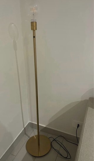 Lampada da terra Ikea oro metallo