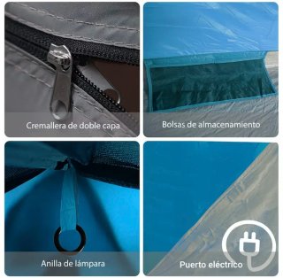 TIENDA DE CAMPAÑA IMPERMEABLE 2 PERSONAS
