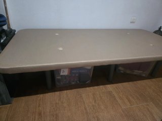 Base tapizada beige/gris