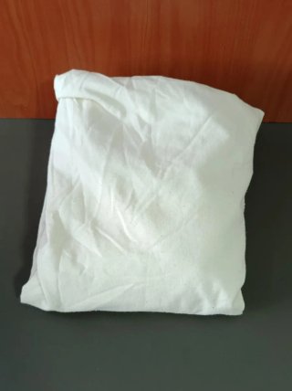 Bajera 135 cm tela blanca