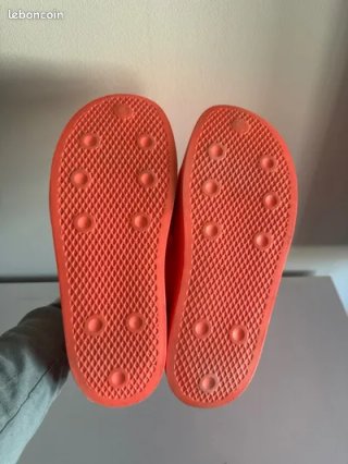 Pantofole Adidas Puffylette Arancioni