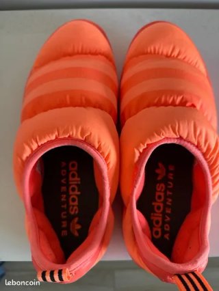 Pantofole Adidas Puffylette Arancioni