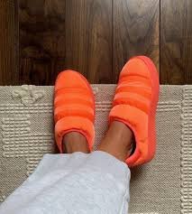 Pantofole Adidas Puffylette Arancioni