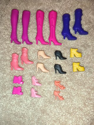 Lote Zapatos Muñeca Barbie (No Originales)