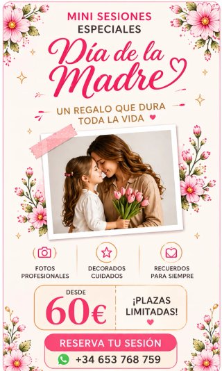 Sesión de fotos Día de la Madre